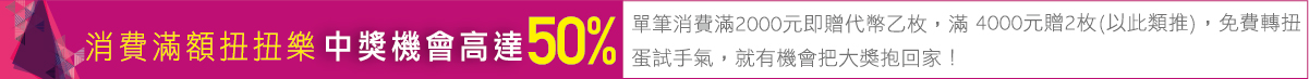 消費滿額扭扭樂