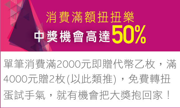 消費滿額扭扭樂