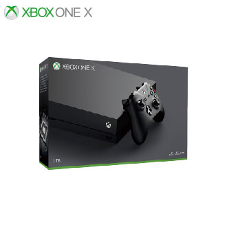 Xbox One X 主機1TB黑潮版