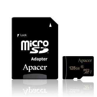 Apacer 128GB UHS-1小卡含轉卡